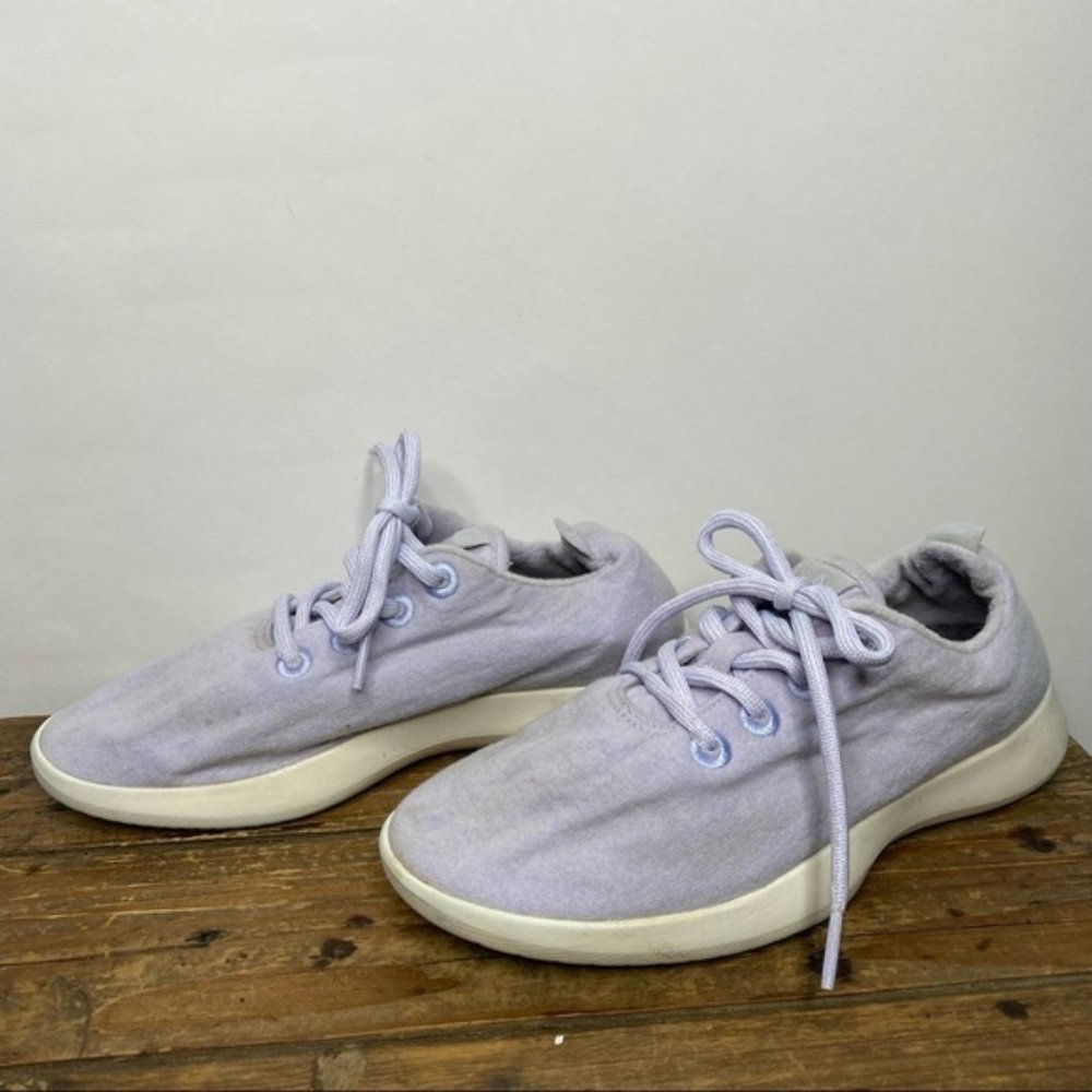 Allbirds Lilac Purple Wool Runners Running Shoes size 7